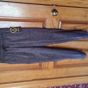 Boy's Athletic Works Grey Heather Fleece Joggers NWT Large (10-12)